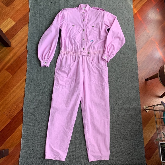 Jumpsuit Pastel Purple Vintage Coveralls for Junior Girls - Picture 6 of 17